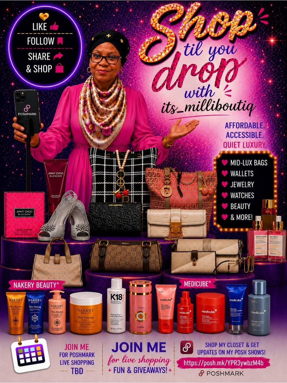 ITS_MILLIBOUTIQ "GOING LIVE" Like this listing to know when I go live.